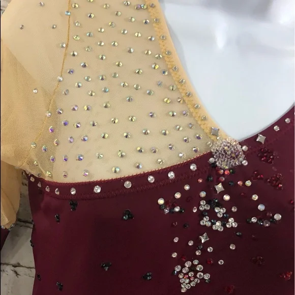❤️‍🔥Custom/Skating Dress❤️‍🔥EUC❤️‍🔥Measurements In Pics❤️‍🔥 - Picture 3 of 16